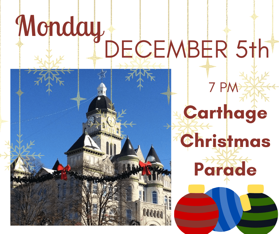 Carthage Missouri Christmas Parade