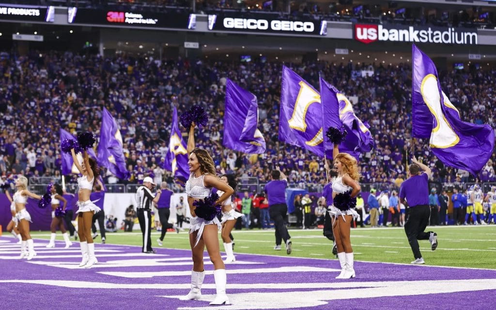 Vikings Cheerleader Making Headlines On Thursday Night